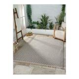 Solo EF003A Bej İskandinav Tarzı Modern Desen Halı, Bej, 200 x 290
