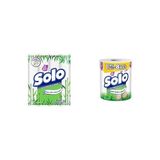 Solo Kağıt Havlu Bambu Katkılı 16'lı + Solo Kağıt Havlu Akil'li Seçi Mler Dev Rulo 1=8 - Ahşap