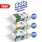 Solo Karma 3x100'lü Yüzey Temizleme Havlusu
