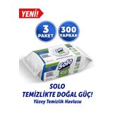 Solo Temizlikte Doğal Güç Okaliptus&çam Esintisi Yüzey Temizlik Havlusu 3'lü 300 Yaprak