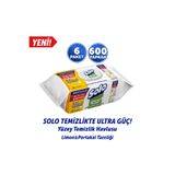 Solo Temizlikte Ultra Güç Limon&Portakal Tazeliği Yüzey Temizlik Havlusu 6'Lı 600 Yaprak