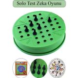 Solo Test Zeka Oyunu 1 Adet Plastik Solotest Beyin Jimnastiği Oyuncak Karne Sınıf Çocuk Hediyesi Dededen Toruna Nostalji