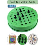 Solo Test Zeka Oyunu 10 Adet Plastik Solotest Beyin Jimnastiği Oyuncak Karne Sınıf Çocuk Hediyesi Dededen Toruna