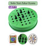 Solo Test Zeka Oyunu 15 Adet Plastik Solotest Beyin Jimnastiği Oyuncak Karne Sınıf Çocuk Hediyesi Dededen Toruna