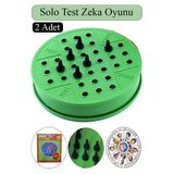 Solo Test Zeka Oyunu 2 Adet Plastik Solotest Beyin Jimnastiği Oyuncak Karne Sınıf Çocuk Hediyesi Dededen Toruna Nostalji