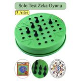 Solo Test Zeka Oyunu 3 Adet Plastik Solotest Beyin Jimnastiği Oyuncak Karne Sınıf Çocuk Hediyesi Dededen Toruna Nostalji