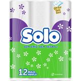 Solo Ultra 12'li Rulo Kağıt Havlu 2 Katlı Emici ve Parfümsüz Kullanım İçin İdeal