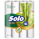 Solo Ultra Kağıt Havlu 16 Lı Paket Rulo Organik Bambu ve Pamuk Özlü (Dev Ekonomik Pk)