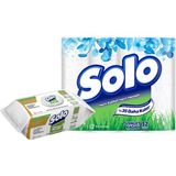 Solo Yüzey Temizleme Mendili Doğal Güç Beyaz Sabun + Solo 32'li Tuvalet Kağıdı