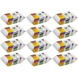 Solo Yüzey Temizlik Havlusu - Mendili 100 Yaprak Limon & Portakal Tazeliği (12 Li Set) 1200 Yaprak - Beyaz