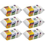 Solo Yüzey Temizlik Havlusu - Mendili 100 Yaprak Limon & Portakal Tazeliği (6 Lı Set) 600 Yaprak - Beyaz