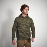 Solognac Erkek Kamuflaj Kapüşonlu Sweatshirt - Avcılık ve Doğa Gözlemi - 500