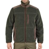 Solognac Erkek Ses Çıkarmayan Polar Hırka - Yeşil - Avcılık ve Doğa Gözlemi - 500 - 3XL - Koyu Yeşil