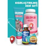 Solomon Kısırlaştırılmış Kedi Seti 100 g Sterile Paste & Immune C & Plus B Vitamin Takviyesi