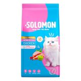 Solomon Kitten Yavru Tavuklu Süper Premium Kedi Maması 9 Kg - Hipoalerjenik - Düşük Tahıllı - Yüksek Hayvansal Proteinli - Tüy Dökülme Engelleyici - Kolay Sindirilebilir - Kedi Maması (1,5x6 adet)