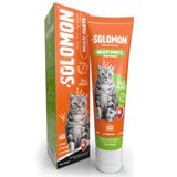 Solomon Multi Paste 100 Gr Kediler Için Bağışıklık Sistemi Destekleyici Tüy Yumağı Oluşumunu Engelleyici 18 Farklı Vitamin İçerikli Multivitamin Malt Macunu
