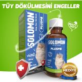 Solomon Plus+B 50 Ml Kediler Için Tüy Sağlığını Destekleyici Multivitamin Damla