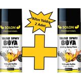 Solon 2 Adet Altın Yaldız Sprey Boya 400 ml - Altın Yaldızlı