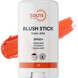 Soltis 15 gr Nemlendirici Stick Allık Şeftali Tonu 02 SPF50+ Doğal Görünüm ve Kalıcı Etki