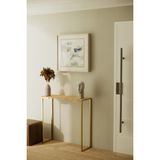 Solto Home AF23-24 Meşe Raf Altın Metal Dresuar - Konsol - Stant – Sehpa - Meşe - Altın