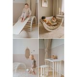 Solto Home KC30-43 Montessori Çok Amaçlı Minderli Salıncak Tırmanma Kaydırak Masa Oyuncak Organizer