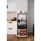 Solto Home MA10-13 Çok Amaçlı Organizer Dolap | Mikrodalga Airfryer Rafı, Düzenleyici Kahve Köşesi