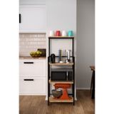 Solto Home MA10-14 Çok Amaçlı Organizer Dolap | Mikrodalga Airfryer Rafı, Düzenleyici Kahve Köşesi