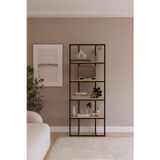Solto Home OB16-14 Modern Metal Kitaplık – Ofis, Salon ve Mağaza İçin Reyon Raf