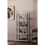 Solto Home Ob45-13 Çevir Kur Modüler 5 Raflı Kitaplık ,Aletsiz Kolay Kurulum