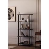 Solto Home Ob45-17 Çevir Kur Modüler 5 Raflı Kitaplık ,Aletsiz Kolay Kurulum
