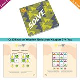 SOLVE (3-4 Yaş) / IQ, Dikkati Güçlendirme Seti-Anasınıfı - TÜZDER Yayınları