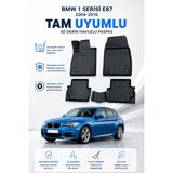 Solveks Bmw 1 Serisi E87 2008 Model Uyumlu 5d Araca Özel Oto Paspas Premium Serisi - Siyah