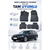 Solveks Bmw 3 Serisi F31 Tourıng 2014 Model Uyumlu 5d Araca Özel Oto Paspas Premium Serisi - Siyah