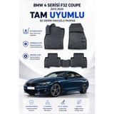 Solveks Bmw 4 Serisi F32 Coupe 2013 Model Uyumlu 5d Araca Özel Oto Paspas Premium Serisi - Siyah