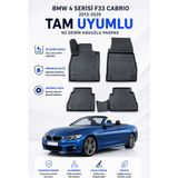 Solveks Bmw 4 Serisi F33 Cabrıo 2020 Model Uyumlu 5d Araca Özel Oto Paspas Premium Serisi - Siyah