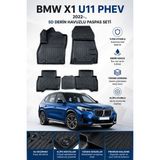 Solveks Bmw X1 U11 Phev 2023 Model Uyumlu 5d Araca Özel Oto Paspas Premium Serisi - Siyah