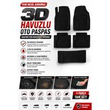 Solveks Hyundai Getz Hatchback 2007 Uyumlu 3D Havuzlu Siyah Paspas Seti-Kokusuz - PRATİK