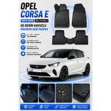 Solveks Opel Corsa E 2014-2019 Oto Paspas 5d Derin Havuzlu Araca Tam Uyumlu Premium Seri - Siyah