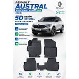 Solveks Renault Austral E-Tech Full Hybrıd 2023 Model Uyumlu 5d Araca Özel Oto Paspas Premium Serisi - Siyah