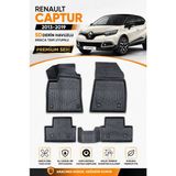 Solveks Renault Captur 2013 Model Uyumlu 5d Araca Özel Oto Paspas Premium Serisi - Siyah