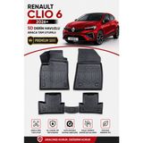 Solveks Renault Clio 6 2026 Model Uyumlu 5d Araca Özel Oto Paspas Premium Serisi - Siyah