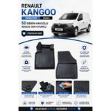 Solveks Renault Kangoo Panelvan 2025 Model Uyumlu 5d Araca Özel Oto Paspas Premium Serisi - Siyah