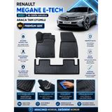 Solveks Renault Megane E-Tech 2022- Model Uyumlu 5d Araca Özel Oto Paspas Premium Serisi - Siyah
