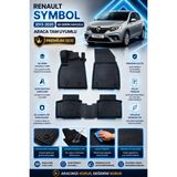 Solveks Renault Symbol 2015 Model Uyumlu 5d Araca Özel Oto Paspas Premium Serisi - Siyah