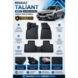 Solveks Renault Taliant 2022 Model Uyumlu 5d Araca Özel Oto Paspas Premium Serisi - Siyah