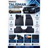 Solveks Renault Talisman 2019 Model Uyumlu 5d Araca Özel Oto Paspas Premium Serisi - Siyah