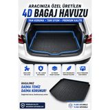 Solveks Volkswagen Jetta 2005 Model Uyumlu Araca Özel Kesim 4d Bagaj Havuzu Tam Koruma - Siyah