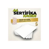 SOLVELUX A4 Sertifika Kağıdı Kalın Kartuşlu Mürekkepli Tüm Yazıcılara Uygun 50 Adet 200 Gr
