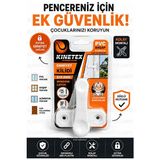 Solvéra Çocuk Güvenlik Pencere Emniyet Kilidi, Pvc ve Ahşap Uyumlu Koruyucu ve Kilit