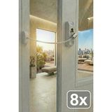 Solvéra Çocuk Güvenlik Pencere Kilidi - Zincirli Emniyet Kilidi 8'li Paket Koruyucu ve Kilit